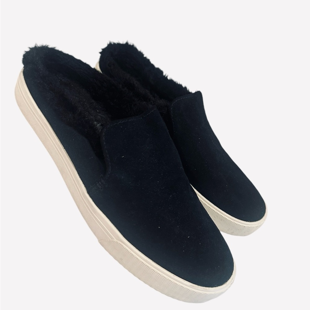 Women’s TOMS Sunrise Black Suede Women's Slip on Shoes Size 9
